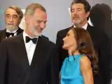 El rey Felipe VI y la reina Letizia en los premios de ABC