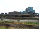 Fábrica de la empresa Ferroglobe, a 9 de junio de 2022, en Santander, Cantabria (España).