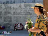 Familiares y amigos del corresponsal de guerra y escritor, Ram&oacute;n Lobo.