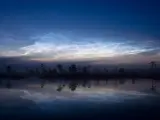 Nubes mesof&eacute;ricas sobre el Parque nacional de Soomaa
