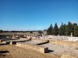 Ruinas romanas de la antigua ciudad de Itálica, en Sevilla.