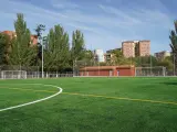 Tras ocho meses de obras, los vecinos de Latina cuentan con un nuevo de f&uacute;tbol para jugar