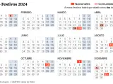 Calendario laboral Aragón 2024.