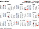 Calendario laboral 2024 en Melilla.
