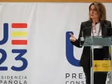 La Vicepresidenta tercera y ministra para la Transición Ecológica y el Reto Demográfico, Teresa Ribera.