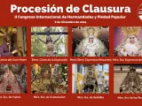 Cartel imágenes que participarán en la procesión magna que recorrerá Sevilla el 8 de diciembre de 2024