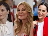 La reina Letizia, Ana Obregón y Tamara Falcó.