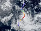 Ciclón Lola en una imagen de EARTH ZOOM.