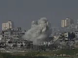 Imagen de un bombardeo en la Franja de Gaza.