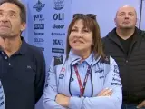 Nadia Padovani y Juli&agrave; M&aacute;rquez alucinan viendo el rendimiento de los dos hermanos de Gresini.