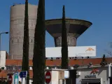 Entrada de la sede de ArcelorMittal, a 2 de marzo de 2023, en Getafe, Madrid (España).