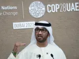 El presidente de la COP28, Sultan Al Jaber