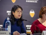 La presidenta del Valencia CF, Layhoon Chan