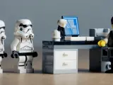 Trabajador oficina Lego