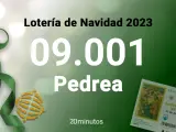 09001, número premiado con 1000 euros en la pedrea de la Lotería de Navidad de 2023