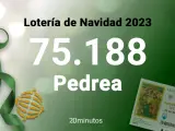 75188, premio de la pedrea de la Lotería de Navidad 2023 premiado con mil euros