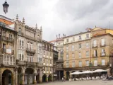 Plaza principal de la ciudad de Ourense.