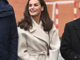 La reina Letizia durante su &uacute;ltimo acto de la Fundaci&oacute;n Princesa de Girona