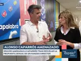 Alonso Caparrós denuncia amenazas tras contar una experiencia personal.
