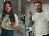 David y Victoria Beckham, en el anuncio para la Super Bowl.