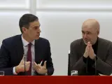 Pedro Sánchez y Unai Sordo
