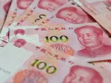 Billetes del yuan chino.