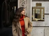 María Pombo con look 'no pants' en Milán