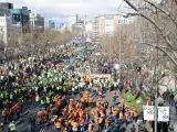 fotografo: Jose Gonzalez Pérez [[[PREVISIONES 20M]]] tema: Manifestación de tractores en Madrid. Agricultura. Comisión Europea.