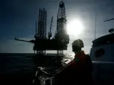 Plataforma de petróleo en el Caribe venezolano.