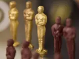 Miniatura de chocolate de la estatuilla de los Premios Oscar