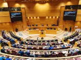 Vista general de una sesión plenaria, en el Senado, a 14 de noviembre de 2023, en Madrid (España).