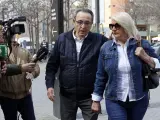 Enríquez Negreira a su llegada al juzgado.