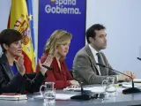 Isabel Rodr&iacute;guez, Pilar Alegr&iacute;a y Carlos Cuerpo, Consejo de Ministros