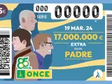 Sorteo Extra del Día del Padre de la ONCE: cupones a 5 euros y 17 millones de premio