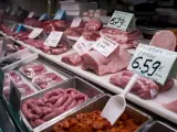 La carne de cerdo, entre los productos que se encarecen más en España que en el resto de la UE