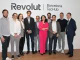 Equipo de Revolut en el Barcelona Tech Hub