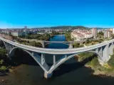 Imagen de archivo de una vista panorámica de la ciudad de Ourense.