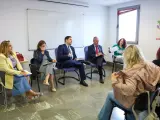 Reunión del alcalde y la delegación de Derechos Sociales con la plantilla de Ayuda a Domicilio
