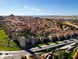 Vista aérea de Ávila.