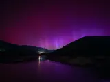 Cataluña registró auroras boreales que se pudieron ver desde varios puntos, como el pantano de la Baells.