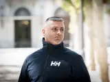 Ángel Hernández, uno de los policías que resultaron heridos en las protestas, este martes