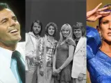 Julio Iglesias, ABBA y Céline Dion.
