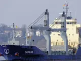 El carguero Borkum, que atracar&aacute; este jueves en el puerto de Cartagena.