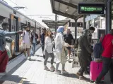 Rodalies pasajeros viajeros Catalu&ntilde;a tren cercan&iacute;as