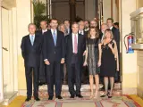 Los Reyes presiden la entrega del premio Cerecedo a Michael Ignatieff en el año 2012
