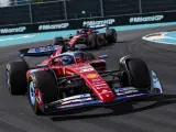 Charles Leclerc y Carlos Sainz en el Gran Premio de Miami de 2024