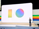 Sundar Pichai en la Google I/O 2024.