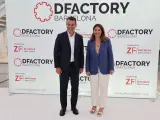 El director general de Siemens Digital Industries para España y Portugal, José Ramón Castro, y la directora general del CZFB, Blanca Sorigué.