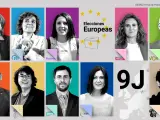 Los principales candidatos de las elecciones europeas del 9-J