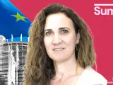 La candidata de Sumar para las elecciones europeas, Estrella Gal&aacute;n.